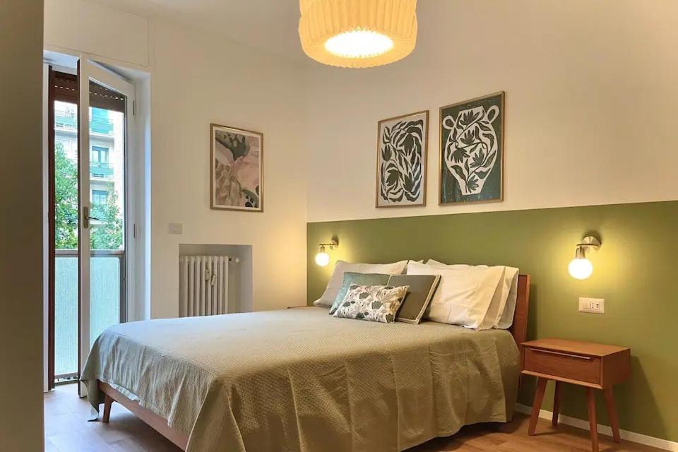 Luxury 2 Bedroom Apartament, Close To San Siro, Fiera And 10 Min Metro To Duomo Milan Exterior photo